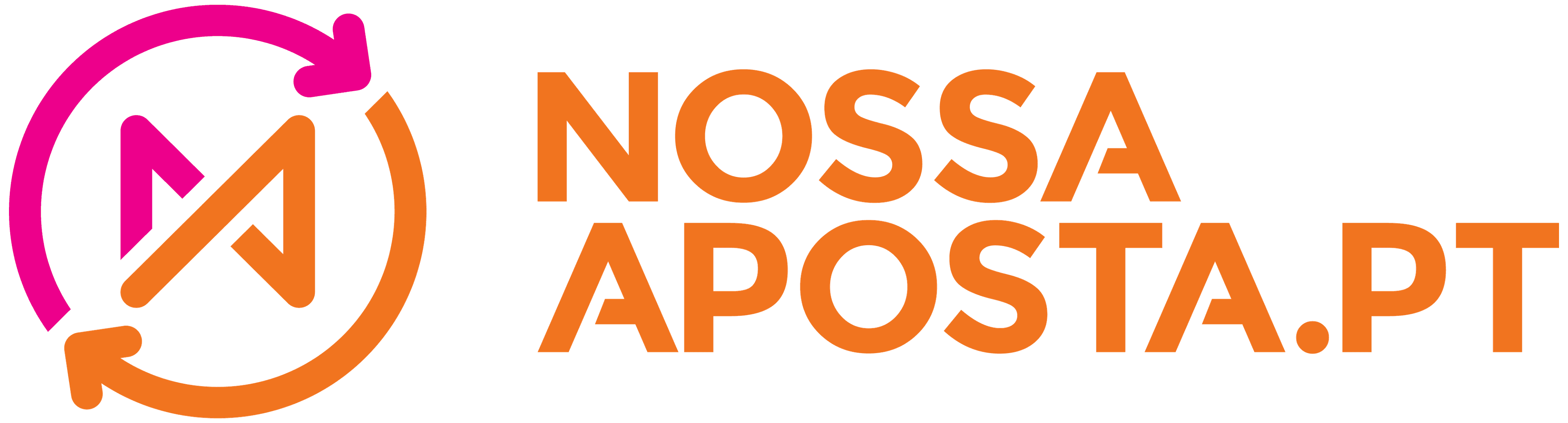 Logótipo oficial do casino online Nossa Aposta